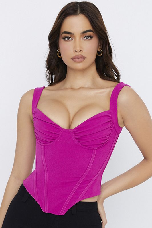 Bodysuit House Of Cb Boned Fucsia | OAL-203198