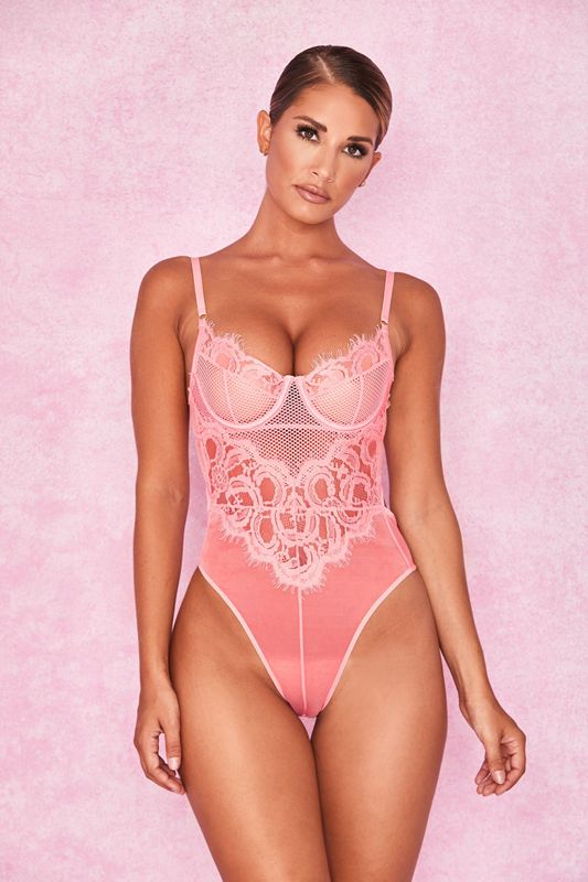 Bodysuit House Of Cb Encaje Rosas | MFR-278431