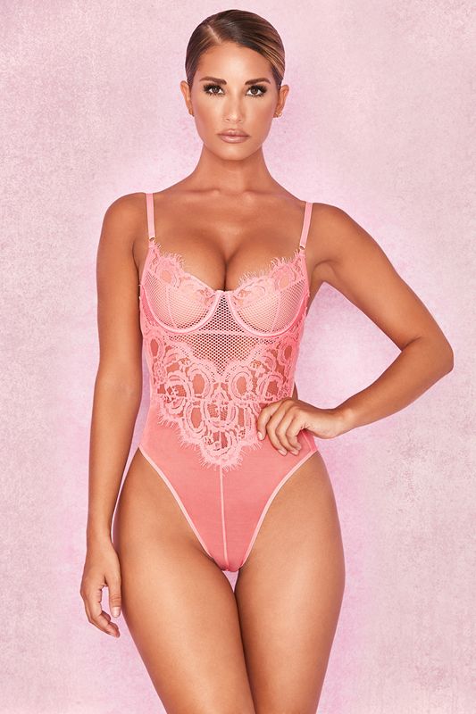 Bodysuit House Of Cb Encaje Rosas | MFR-278431