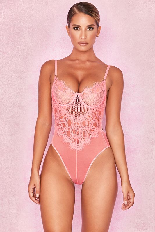 Bodysuit House Of Cb Encaje Rosas | MFR-278431