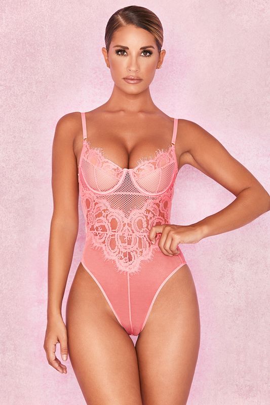 Bodysuit House Of Cb Encaje Rosas | MFR-278431