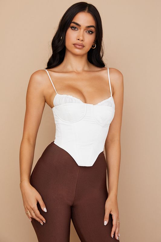 Bodysuit House Of Cb Gathered Blancas | JFA-405692