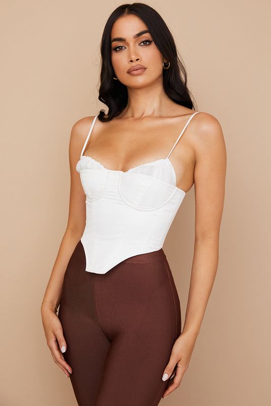 Bodysuit House Of Cb Gathered Blancas | JFA-405692