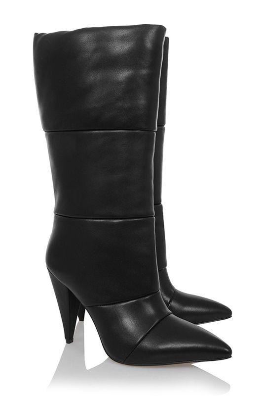 Botas House Of Cb Cuero Puffa Negras | ERO-628049