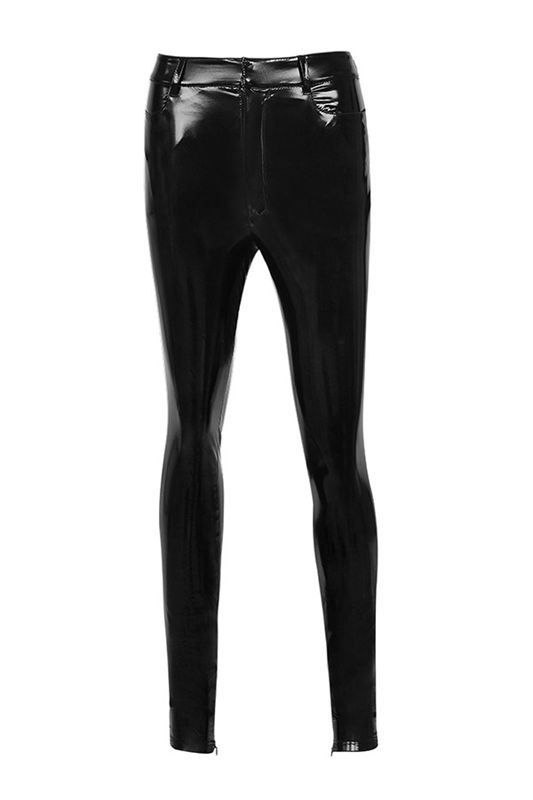 Leggins House Of Cb Charol Stretch Vinyls Negras | CEP-483927