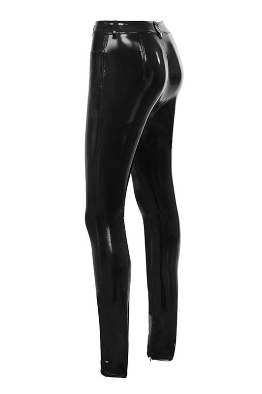 Leggins House Of Cb Charol Stretch Vinyls Negras | CEP-483927