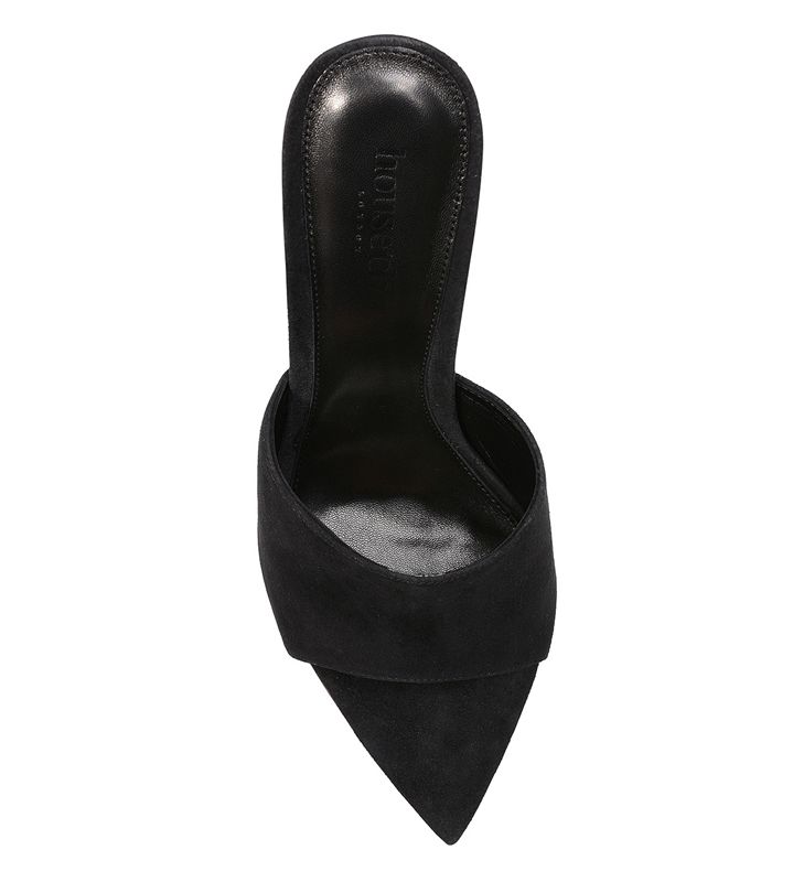 Mulas House Of Cb Gamuza Pointed Negras | DAS-206138