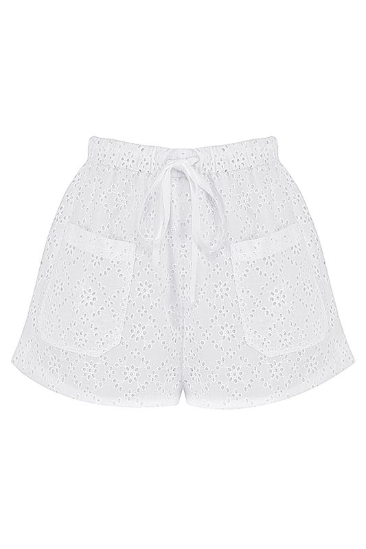 Pantalones House Of Cb Broderie Anglaise Blancas | UCN-319568