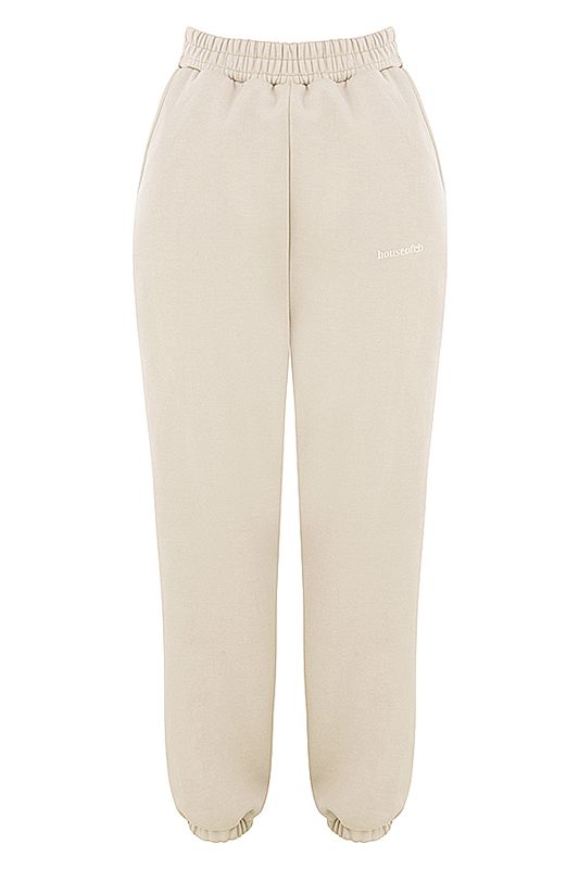 Pantalones House Of Cb Fleece Back Jogging Beige | TYG-182695