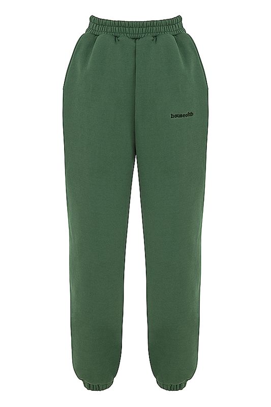 Pantalones House Of Cb Fleece Back Verde | XEN-489175