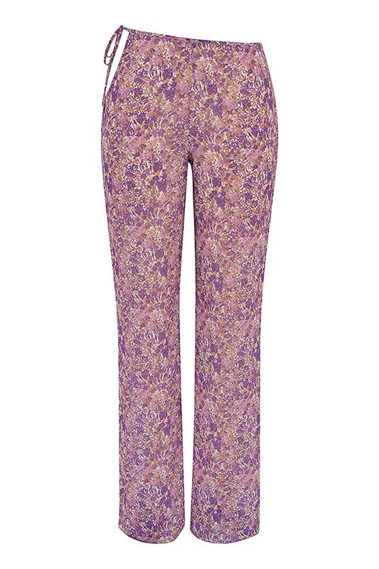 Pantalones House Of Cb Floral Cutouts Moradas | PQW-617325