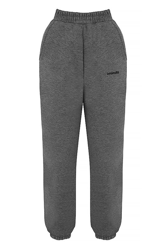 Pantalones House Of Cb Grey Fleece Back Gris Oscuro | TAY-796130