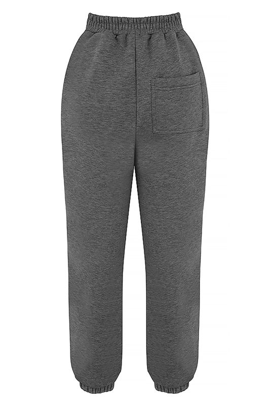 Pantalones House Of Cb Grey Fleece Back Gris Oscuro | TAY-796130