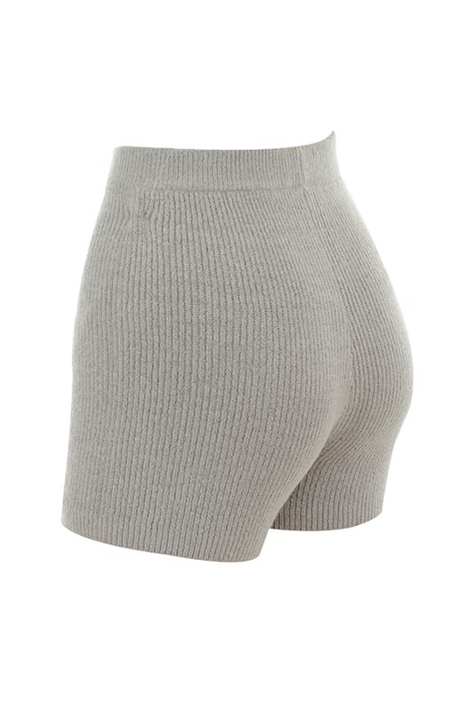 Pantalones House Of Cb Knit High Cintura Gris | SPN-514793