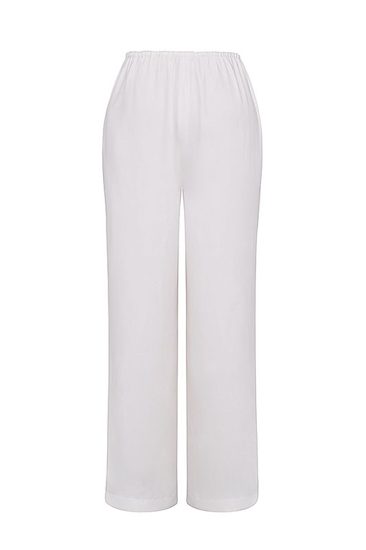 Pantalones House Of Cb Linen Mixs Blancas | DEN-017865