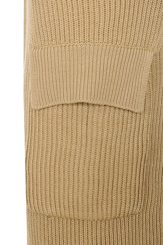 Pantalones House Of Cb Rib Knit Anchos Legs Marrones | VLM-625710