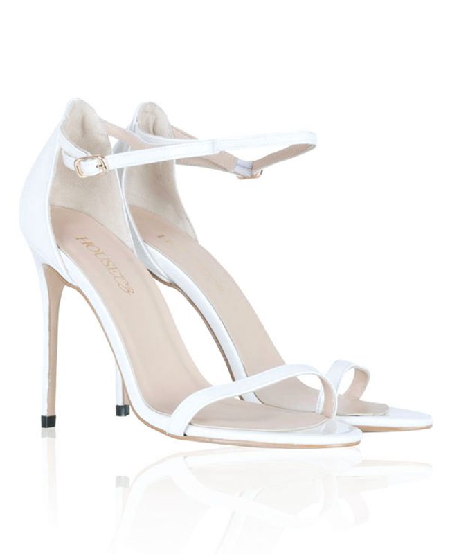 Sandalias House Of Cb Charol Leathers Blancas | AGZ-023856