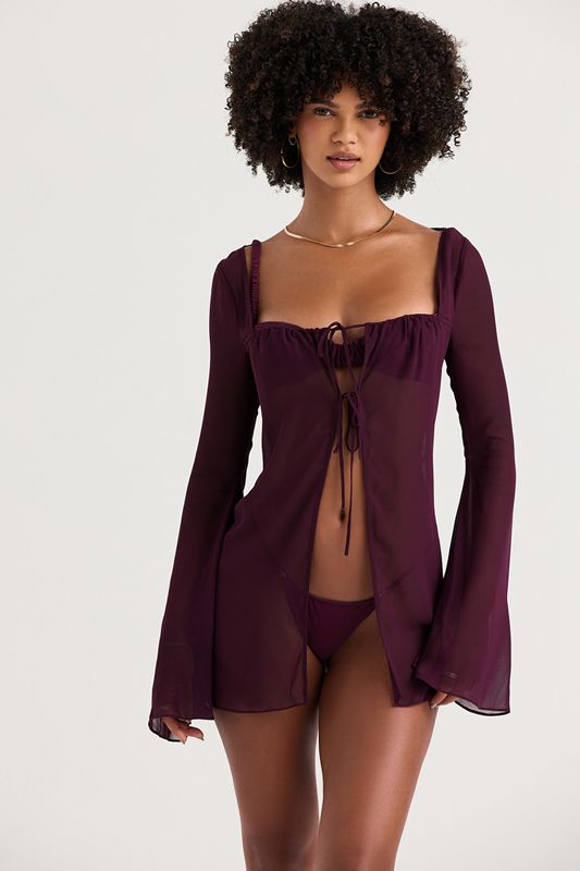 Swimsuit House Of Cb Cover Up Fucsia | DCU-159803