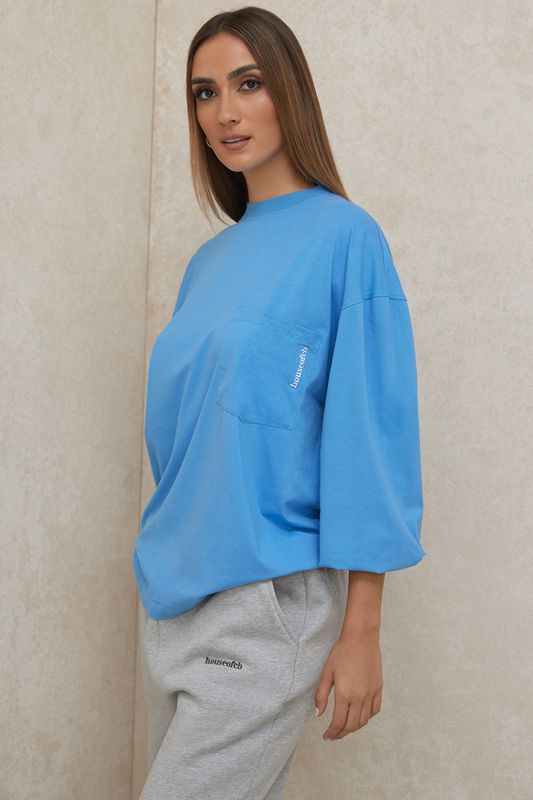 Tops House Of Cb Long Sleeve Azules | VJS-620381