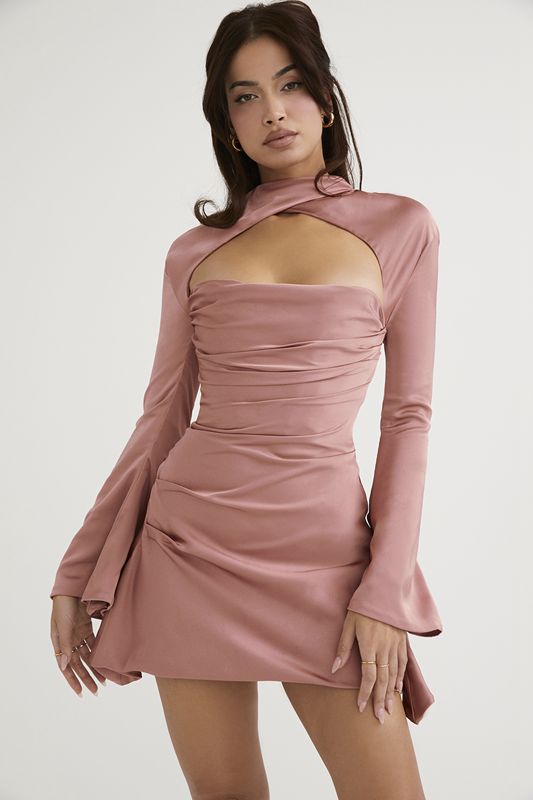 Vestido House Of Cb Draped Rosas | JKR-580341