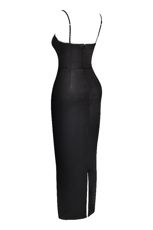 Vestido House Of Cb Maxi Negras | JQU-163250