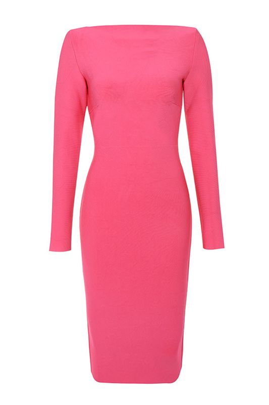 Vestido House Of Cb Pink Backless Fucsia | MCR-895012