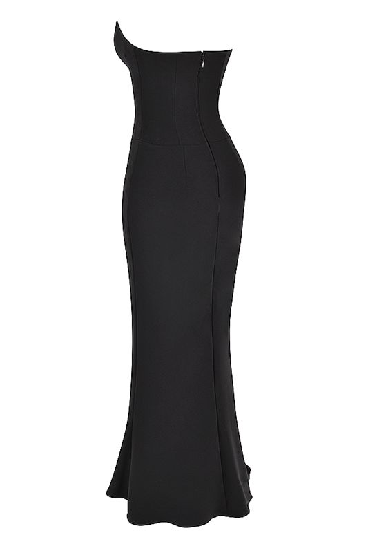 Vestido House Of Cb Strapless Negras | VWH-106354