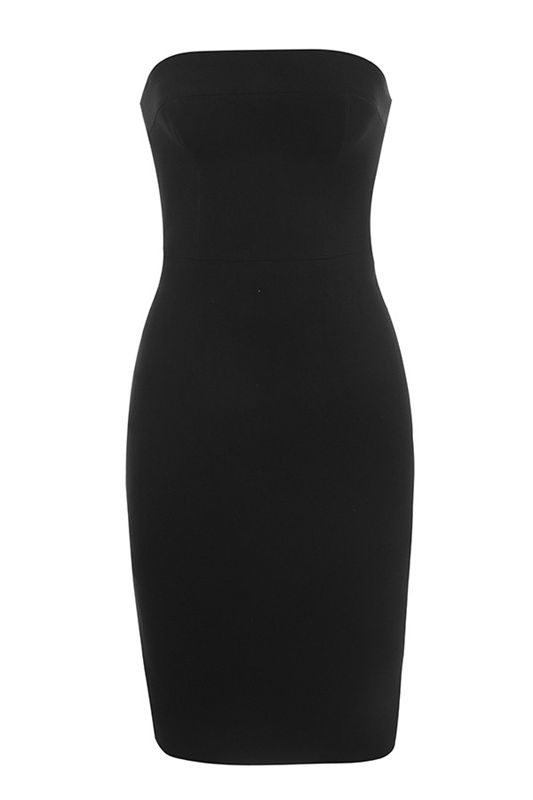 Vestido House Of Cb Strapless Stretch Crepe Mini Negras | QGL-689215