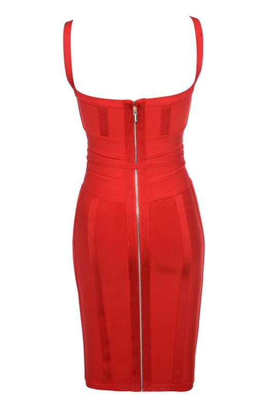 Vestido House Of Cb Tie Cintura Rojas | PNI-317869